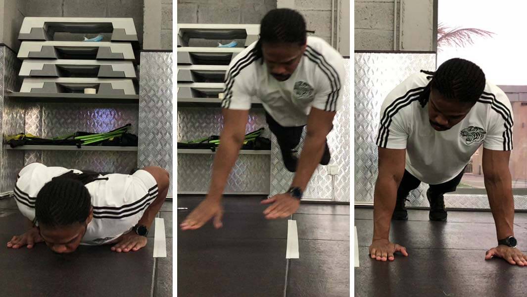 Walid-Yari-preforming-push-ups-during-his-attempt