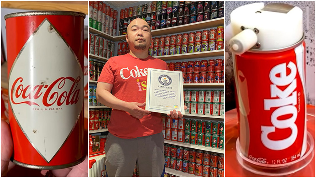largest can collection split image