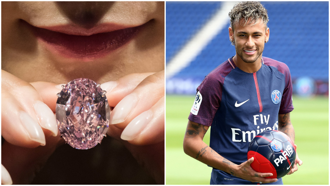 split image neymar ctf pink diamond