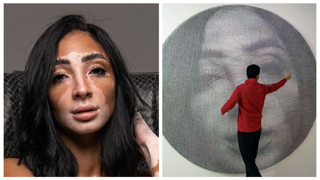 The largest pin and thread art in the world by Saeed Bashoon
