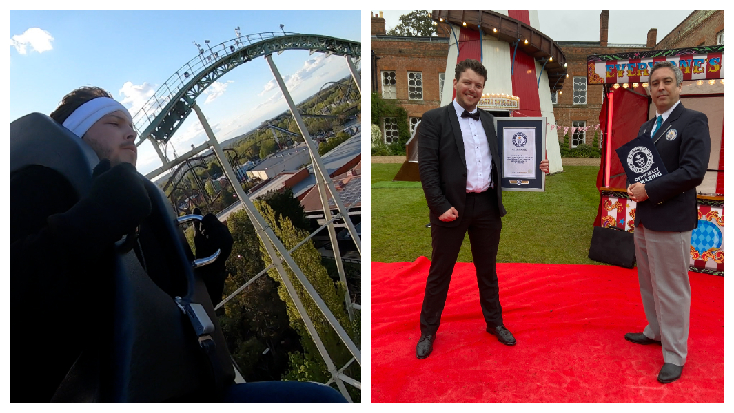 Diags-on-rollercoaster-and-at-certificate-presentation