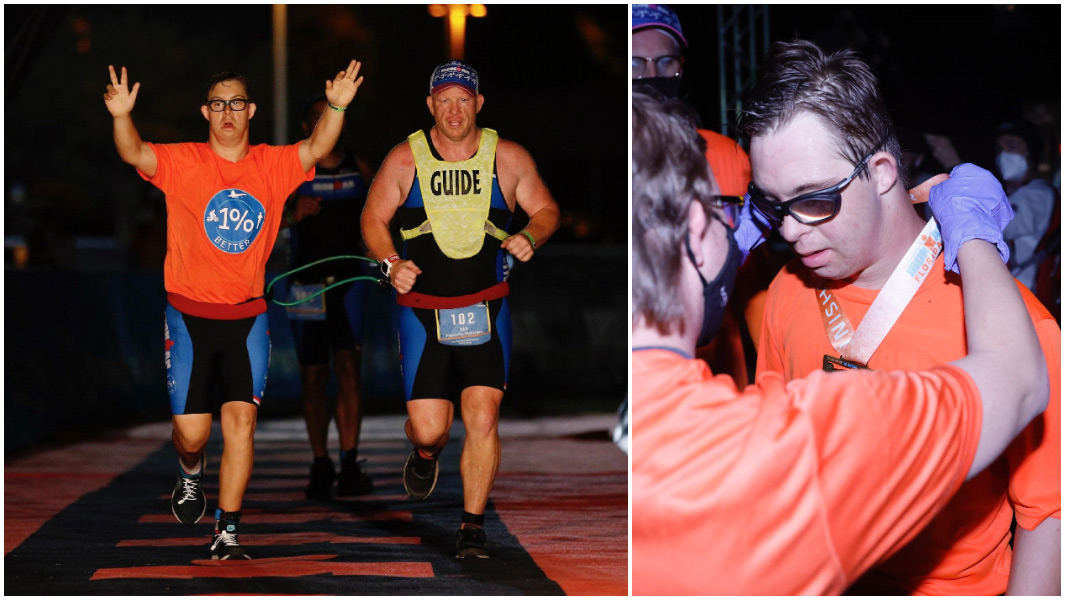 first person with downs syndrome to complete an ironman