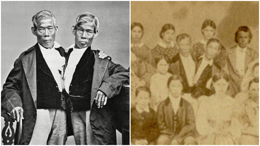 split image of the bunker twins