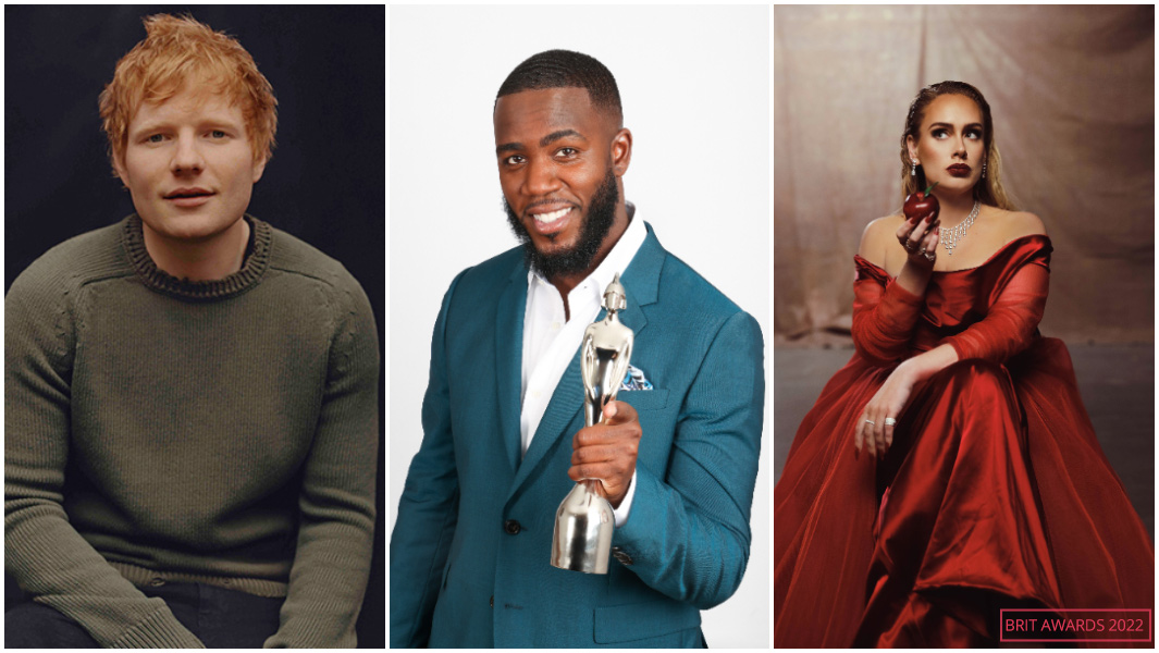 Brit Awards 2022 sheeran adele and host