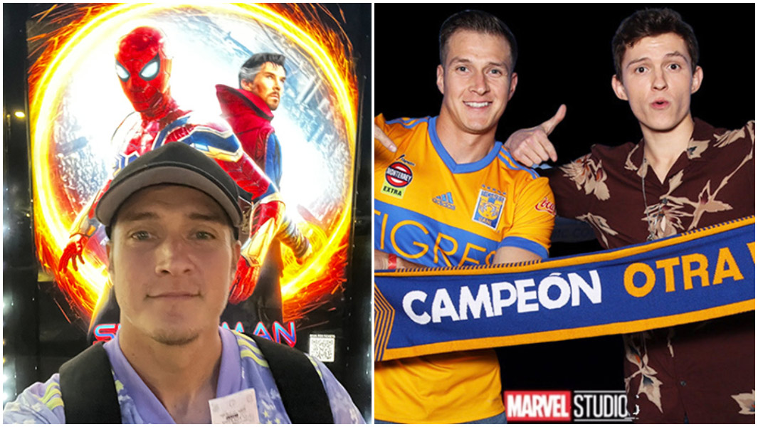 Ramiro Alanis and Tom Holland split image