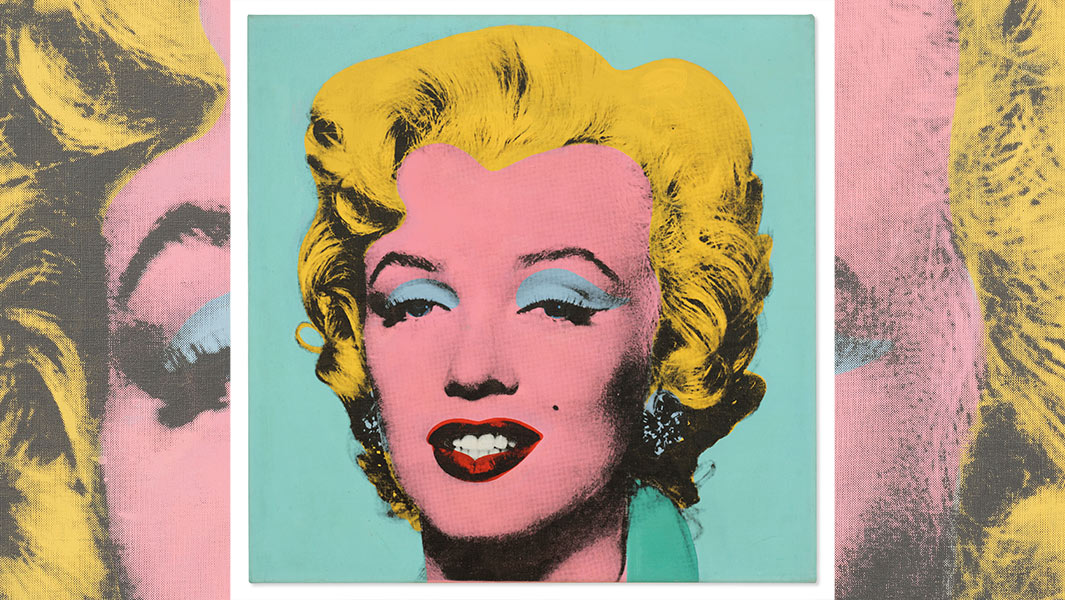 Shot Sage Blue Marilyn by Andy Warhol