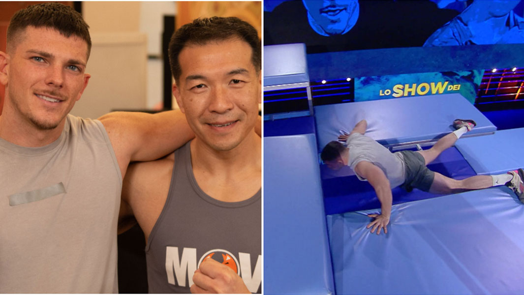 Alex and Jimmy smiling split header