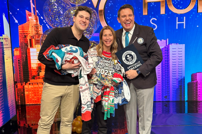 Live with Kelly and Ryan producers break record for most sweaters put ...