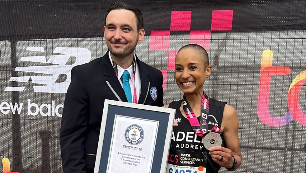 fastest marathon with an ileostomy pic