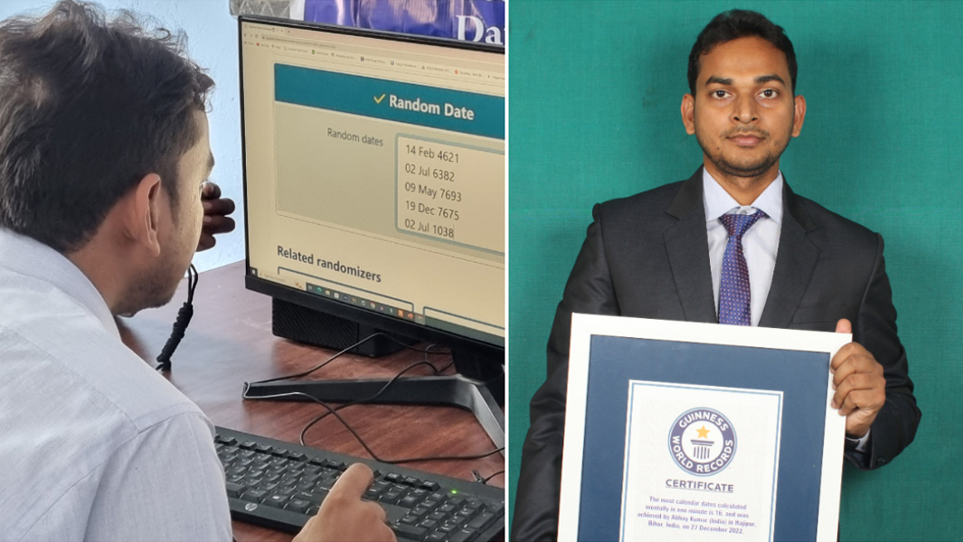 split image of Abhay Kumar