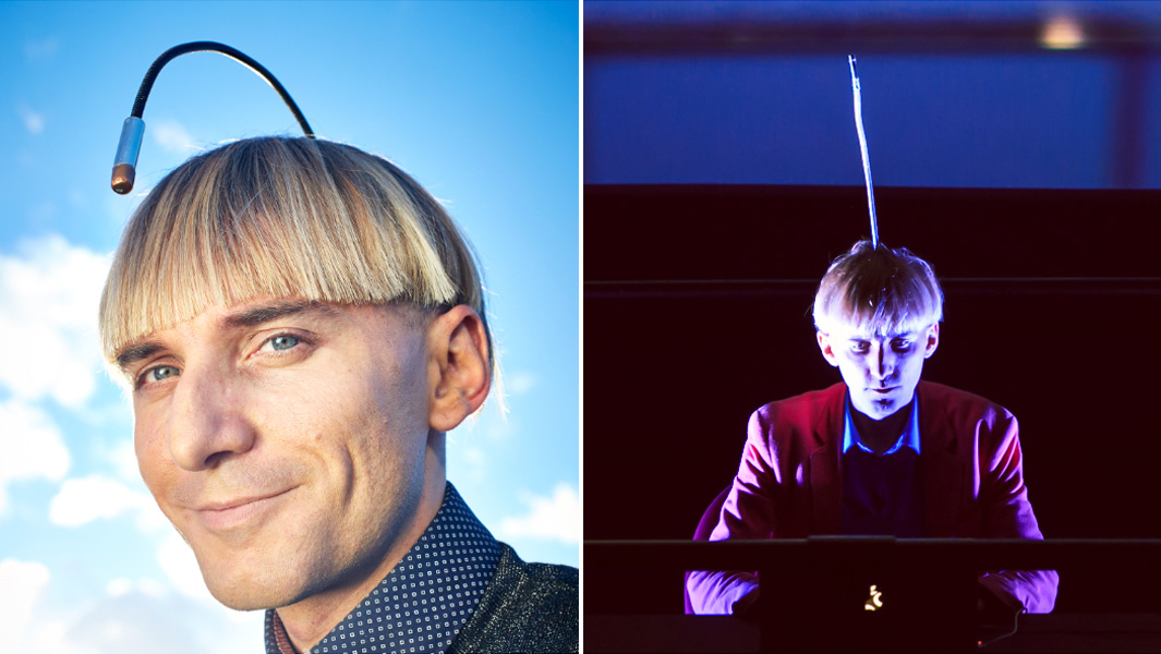 split image Neil Harbisson