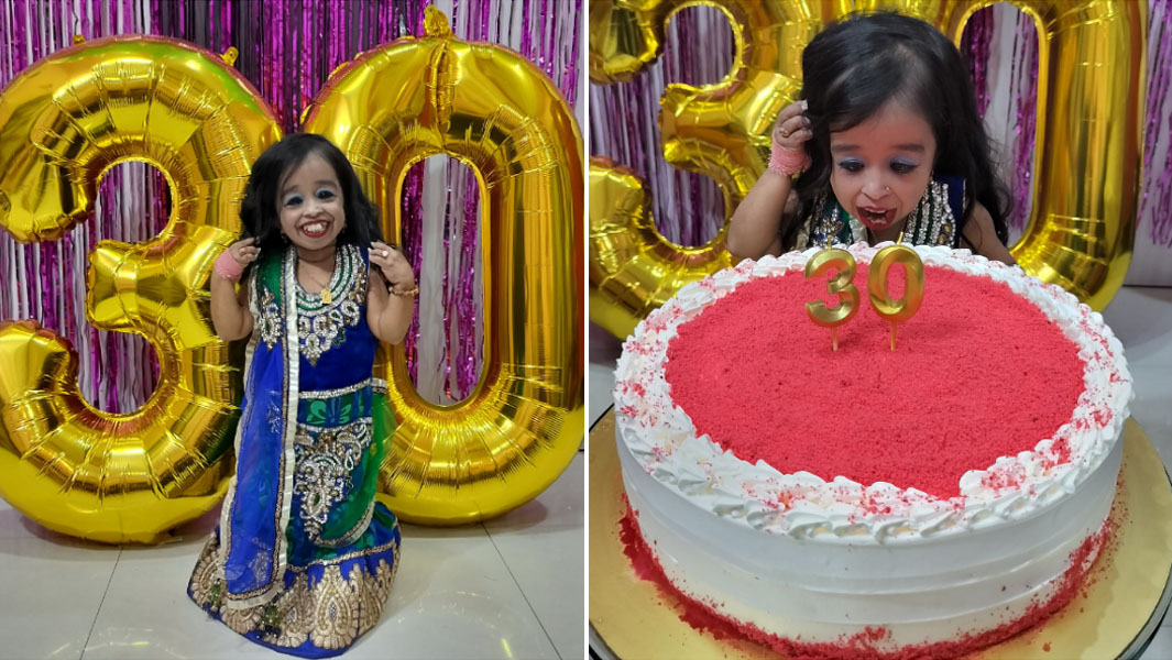 split image of Jyotis 30th birthday