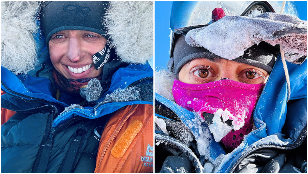 Polar Preet smiling and with pink scarf