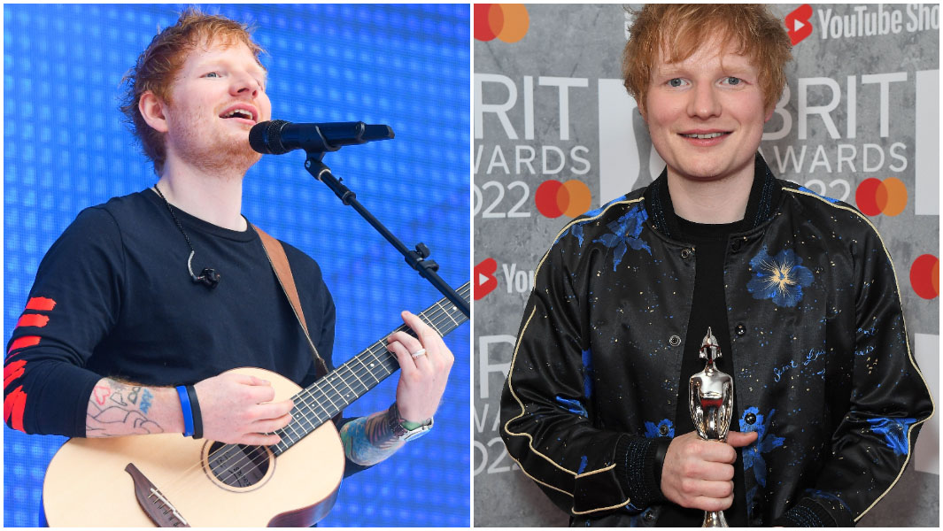 ed sheeran split image