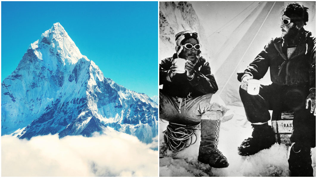 everest split image