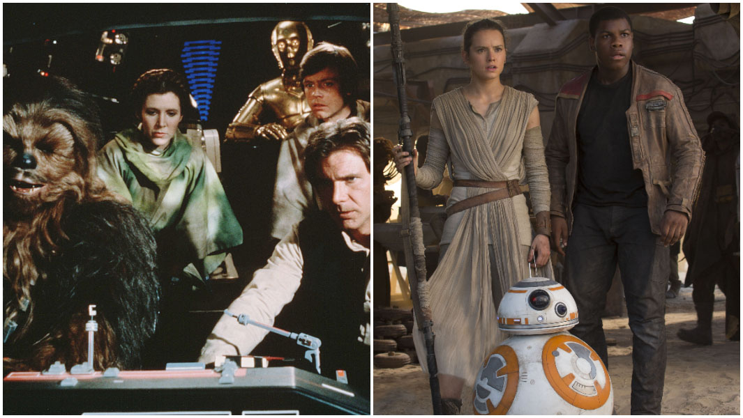 star wars split image