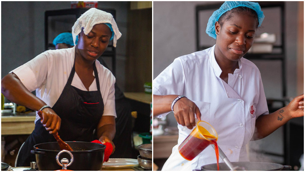 hilda baci cooking split image