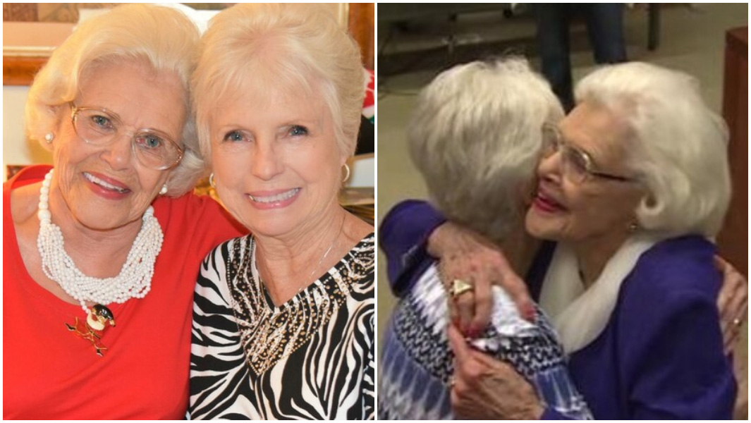 muriel and mary split image