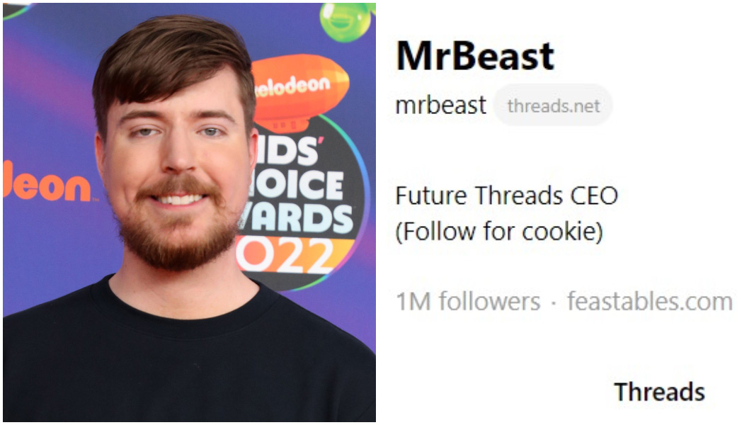 mr beast threads split image