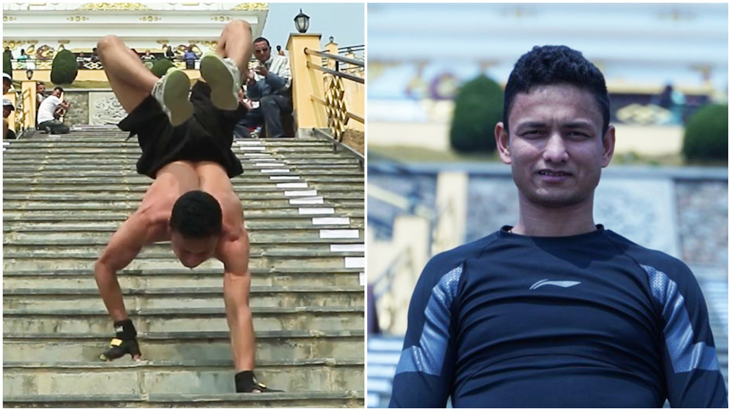 split image of Hari Giri