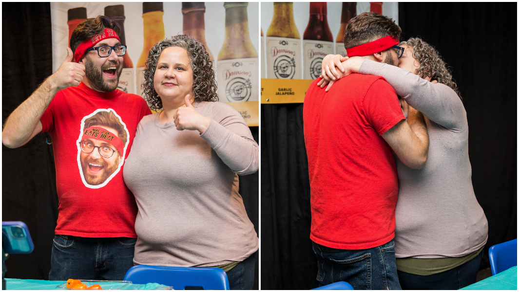 split-image-of-mike-and-jamie-with-thumbs-up-and-kissing-755892