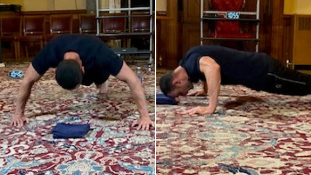 split image of Pop Laurentiu