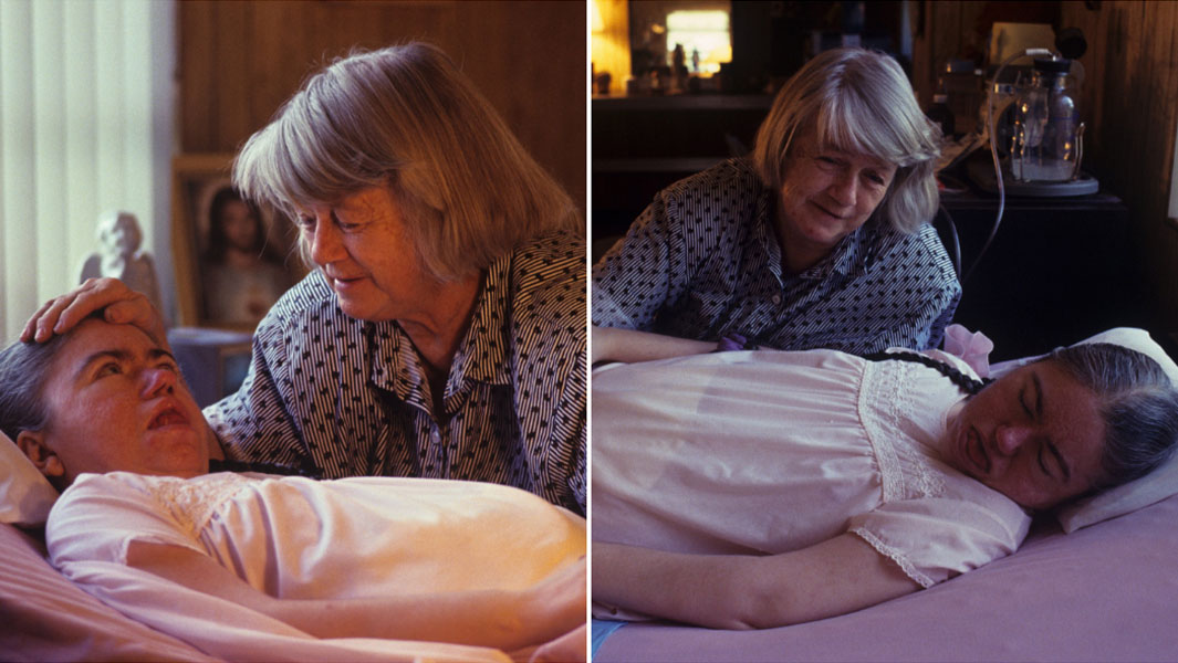 edwarda obara and mother split image