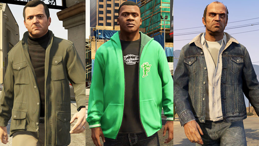 gtav michael franklin trevor split