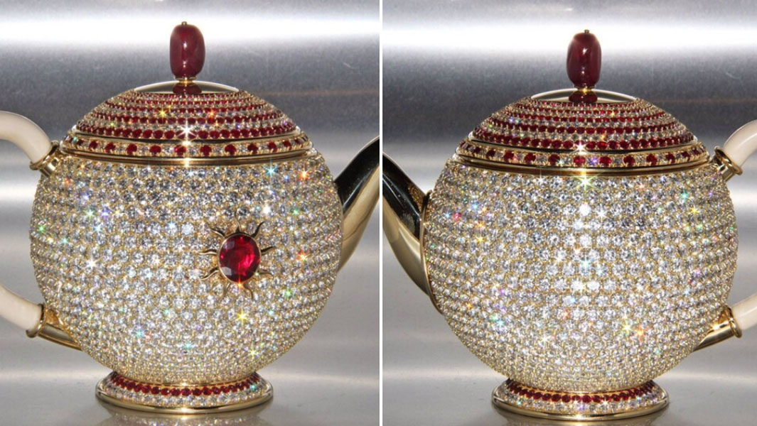 most valuable teapot split image
