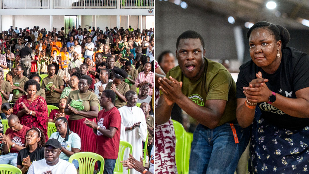 split image of Ugandan clappers