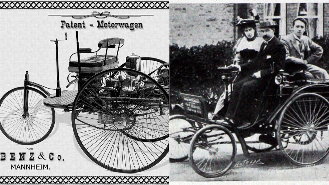 Benz and historical picture