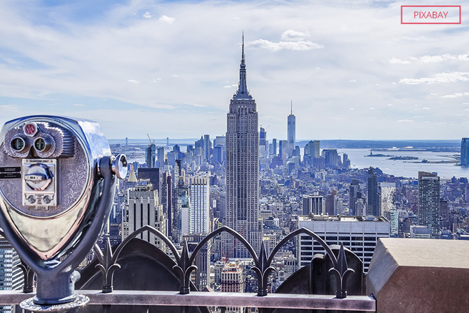 Empire state building view