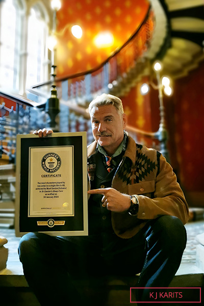 Mart Sander with his GWR certificate 