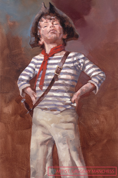 A portrait of John King