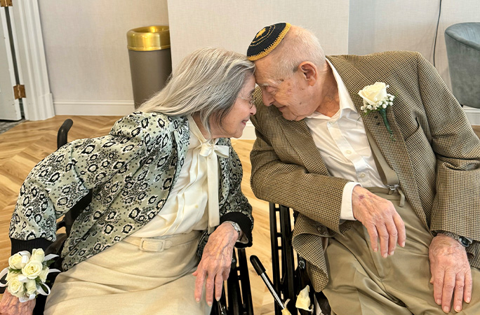 the oldest newlyweds
