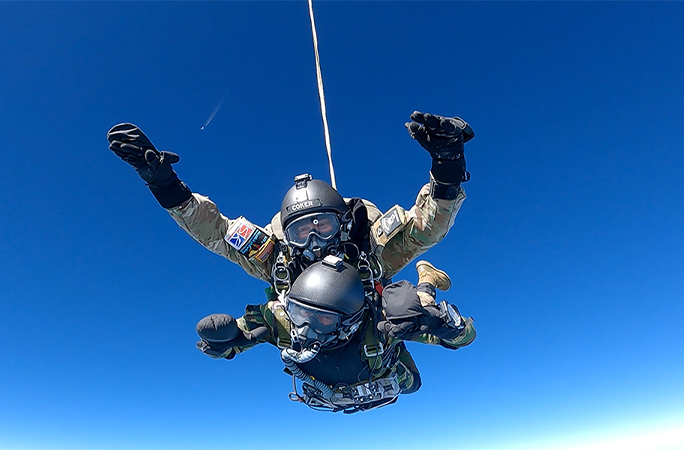 the highest skydive