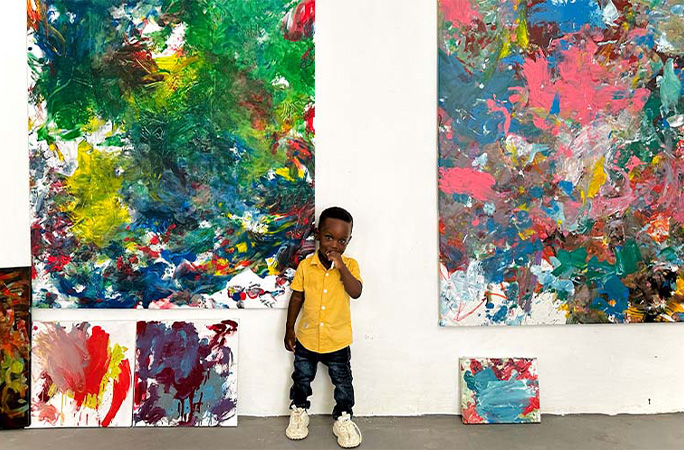 the youngest artist