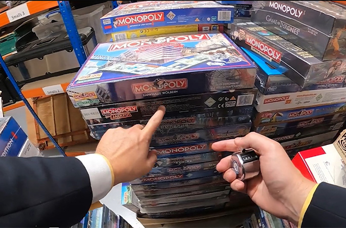 Monopoly sets being counted