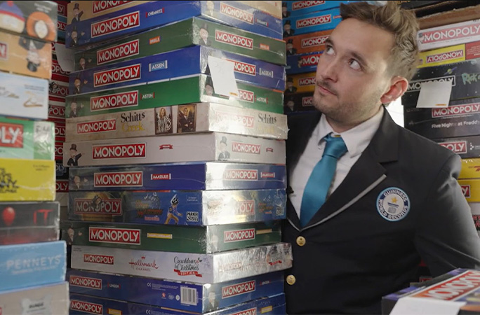 GWR's Will Munford inspects the collection
