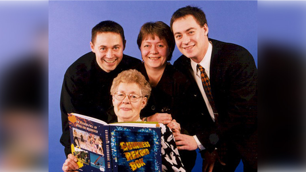 Siblings and mother