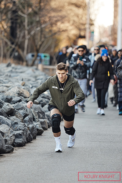 Fitness trainer lunges his way across New York City to claim two world ...