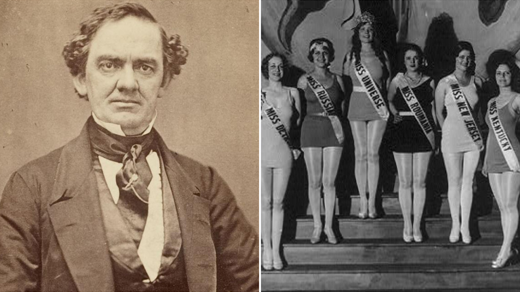 barnum and beauty contestants split main