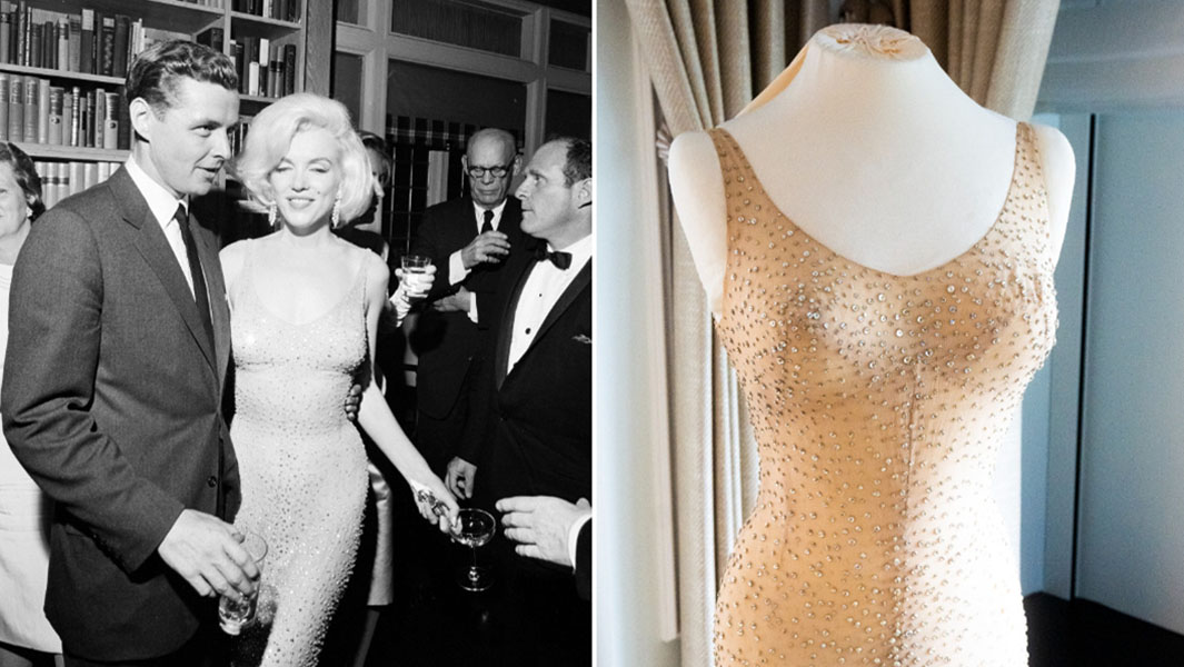 Split image with dress