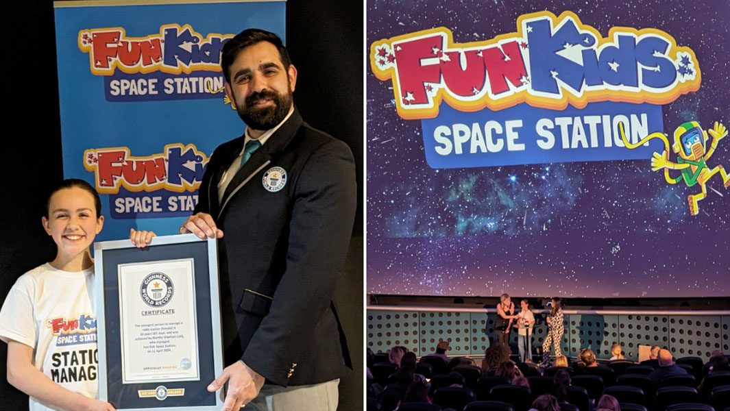 Fun kids space station