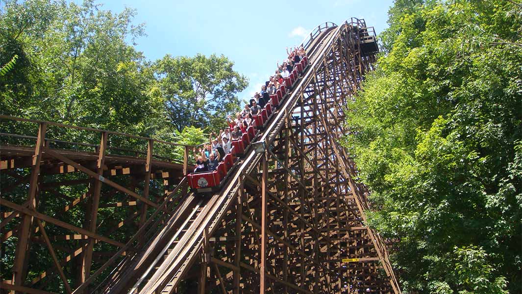 The Beast rollercoaster