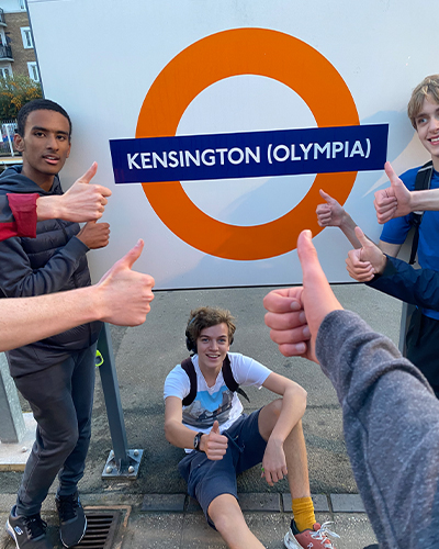 Kensington Olympia station sign