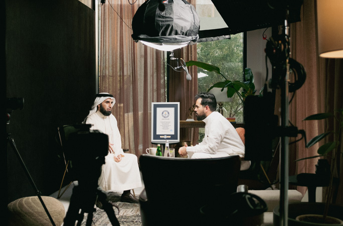 Abdulrahman and Yasser while having a conversation