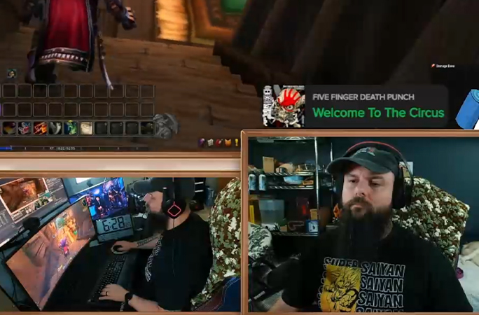 Justins Twitch stream