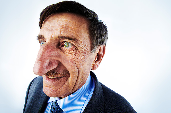 Mehmet had the longest nose