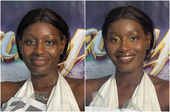 split image of makeover before and after